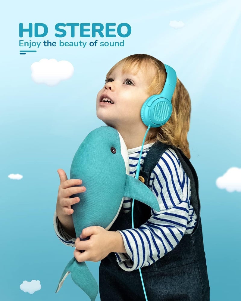 awatrue Toddler Kids Headphones Wired - Headphones for Kids Volume Limit 85/94dB Headset 3.5mm Jack Adjustable Foldable Headsets for Girls Boys Children Teens Pad Smartphones School - Image 2